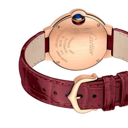 Orologio Cartier Ballon Bleu De Cartier 33 mm Movimento meccanico a carica automatica Oro rosa WJBB0080 - immagine 5