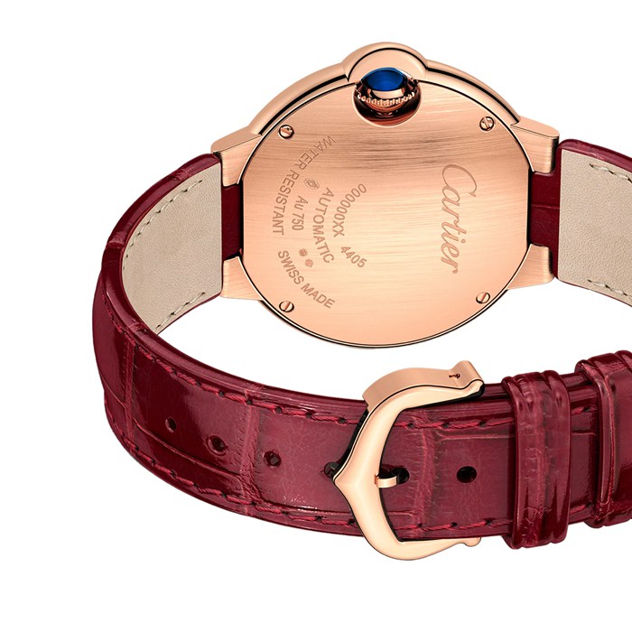 Orologio Cartier Ballon Bleu De Cartier 33 mm Movimento meccanico a carica automatica Oro rosa WJBB0080 - immagine 5