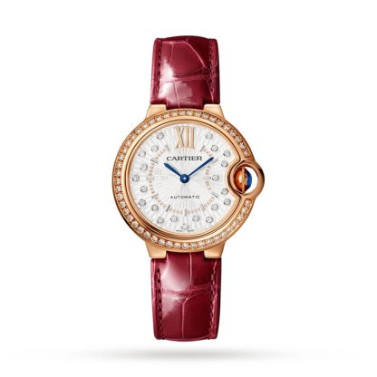 Orologio Cartier Ballon Bleu De Cartier 33 mm Movimento meccanico a carica automatica Oro rosa WJBB0080