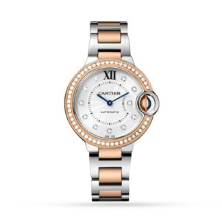 Orologio Cartier Ballon Bleu De Cartier 33 mm Movimento meccanico a carica automatica in acciaio Oro rosa W3BB0023