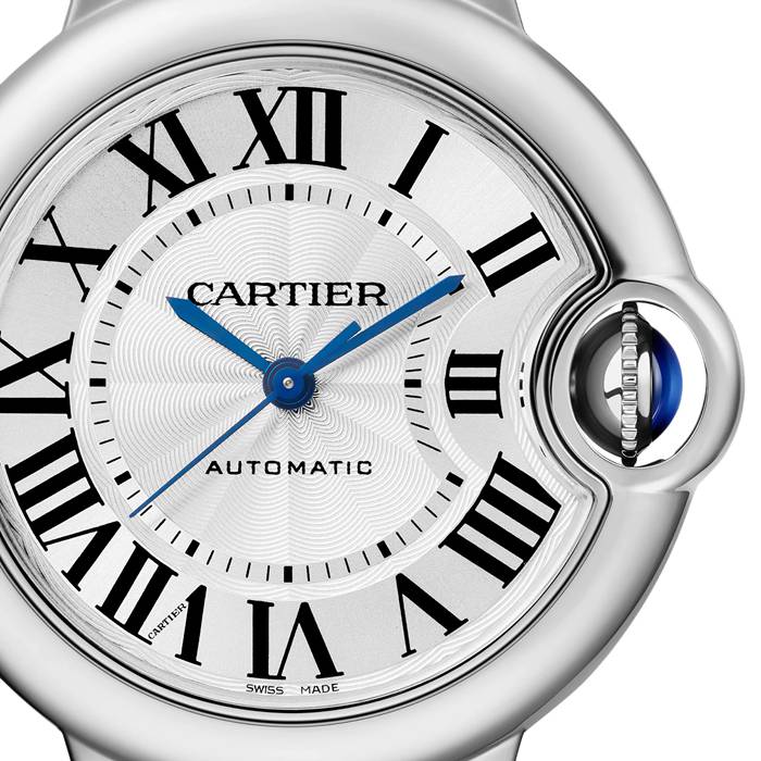 Orologio Cartier Ballon Bleu De Cartier 33 mm Movimento meccanico a carica automatica in acciaio WSBB0030 - immagine 2