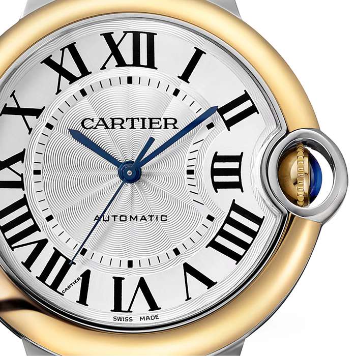 Orologio Cartier Ballon Bleu De Cartier 36 mm Carica automatica Cassa in acciaio W2BB0038 - immagine 2