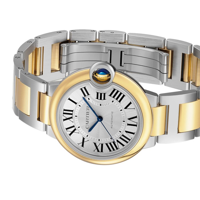 Orologio Cartier Ballon Bleu De Cartier 36 mm Carica automatica Cassa in acciaio W2BB0038 - immagine 4