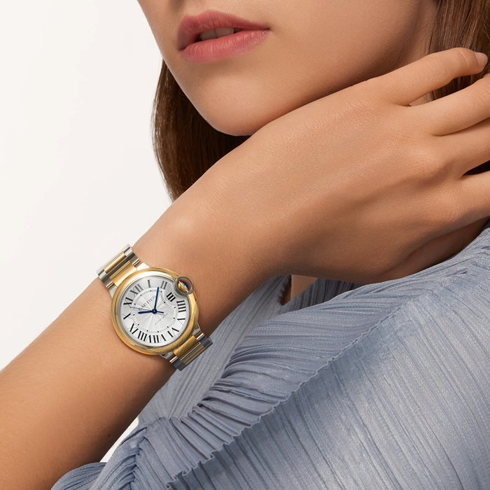 Orologio Cartier Ballon Bleu De Cartier 36 mm Carica automatica Cassa in acciaio W2BB0038 - immagine 5