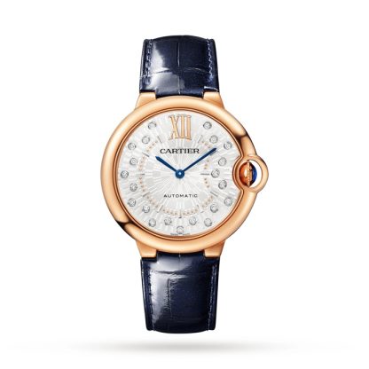 Orologio Cartier Ballon Bleu De Cartier 36 mm Movimento meccanico a carica automatica Oro rosa WGBB0053