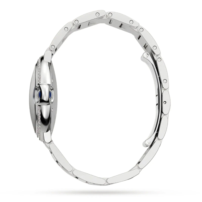 Orologio Cartier Ballon Bleu De Cartier 36mm Movimento meccanico a carica automatica in acciaio W4BB0024 - immagine 3