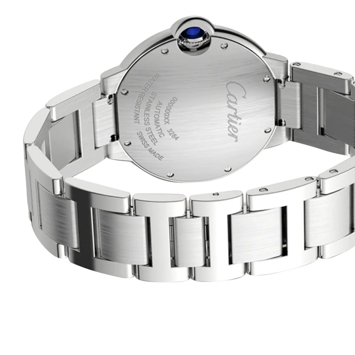 Orologio Cartier Ballon Bleu De Cartier 36mm Movimento meccanico a carica automatica in acciaio W4BB0024 - immagine 5