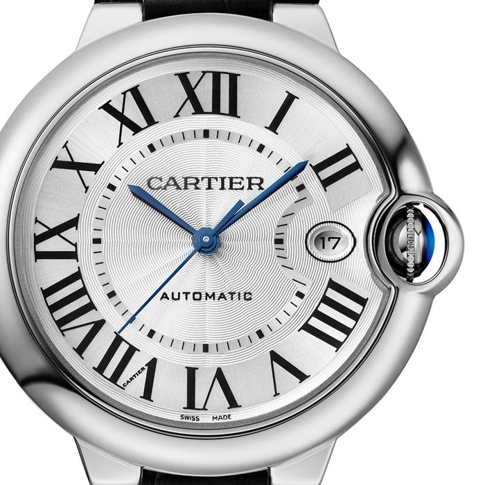 Orologio Cartier Ballon Bleu De Cartier 40 mm Movimento automatico Acciaio Pelle WSBB0039 - immagine 2