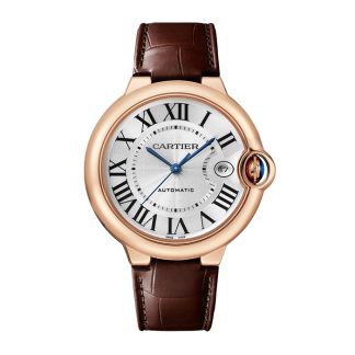 Orologio Cartier Ballon Bleu De Cartier 40 mm Movimento automatico Pelle Oro Rosa WGBB0035