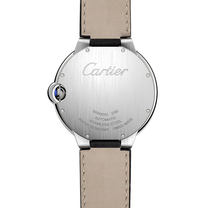 Orologio Cartier Ballon Bleu De Cartier 42 mm Acciaio Pelle WSBB0026 - immagine 4