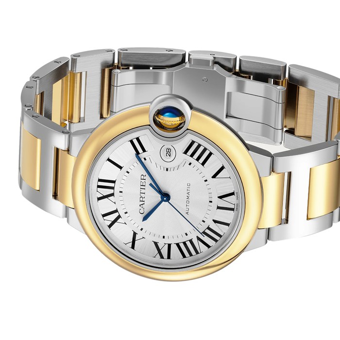 Orologio Cartier Ballon Bleu De Cartier 42 mm Carica automatica Cassa in acciaio W2BB0039 - immagine 4