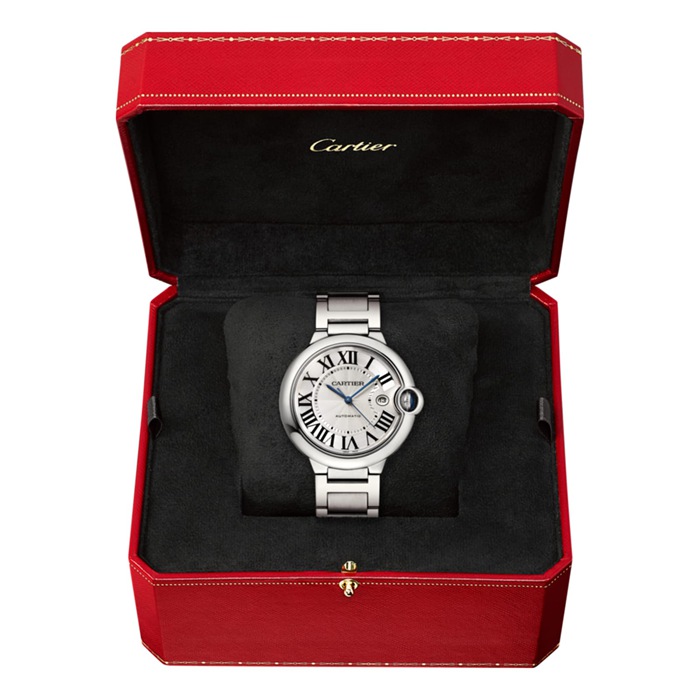 Orologio Cartier Ballon Bleu De Cartier 42mm Movimento Automatico Acciaio WSBB0049 - immagine 4