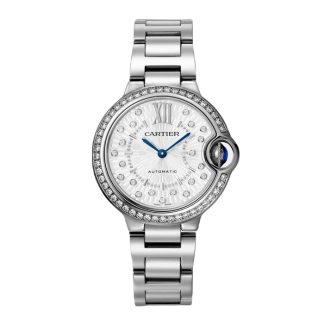 Orologio Cartier Ballon Bleu de Cartier 33 mm movimento meccanico a carica automatica W4BB0035