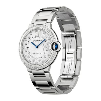 Orologio Cartier Ballon Bleu de Cartier 36 mm movimento meccanico a carica automatica W4BB0036 - immagine 2