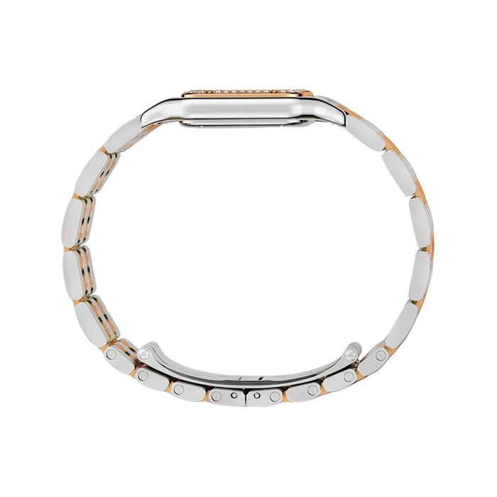Orologio Cartier Panthère De Cartier Modello Medio Movimento al quarzo Oro Rosa Acciaio Diamanti W3PN0010 - immagine 5