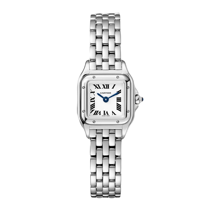 Orologio Cartier Panthère De Cartier Modello Mini Movimento al quarzo Acciaio WSPN0012
