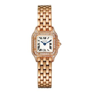 Orologio Cartier Panthère De Cartier Modello Mini Movimento al quarzo Oro Rosa WJPN0045