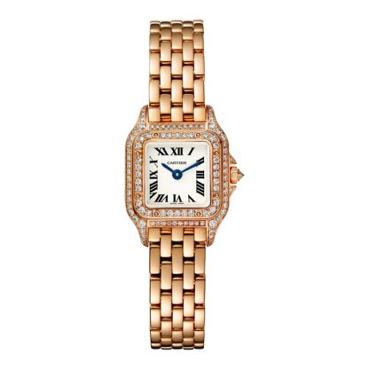 Orologio Cartier Panthère De Cartier Modello Mini Movimento al quarzo Oro Rosa WJPN0045