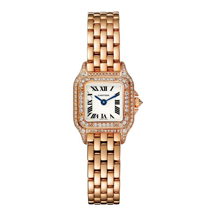 Orologio Cartier Panthère De Cartier Modello Mini Movimento al quarzo Oro Rosa WJPN0045