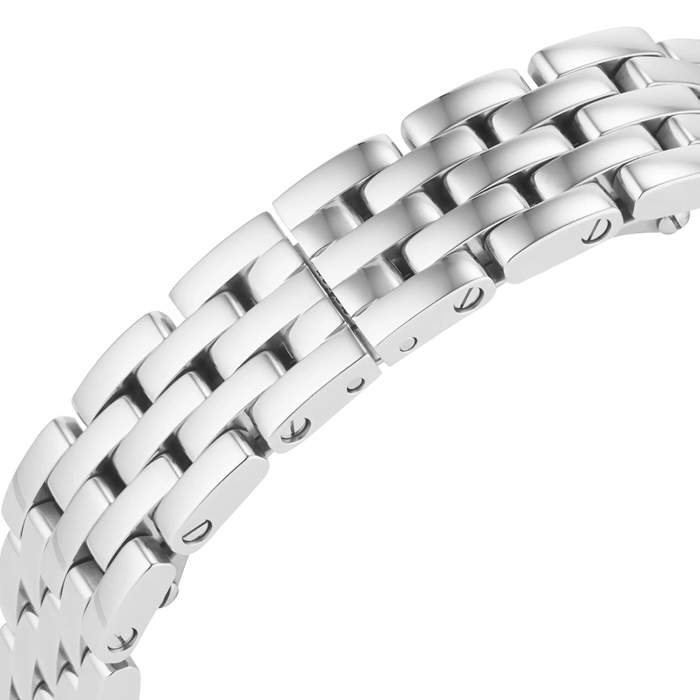 Orologio Cartier Panthère De Cartier Modello Piccolo Movimento al quarzo Acciaio WSPN0013 - immagine 4