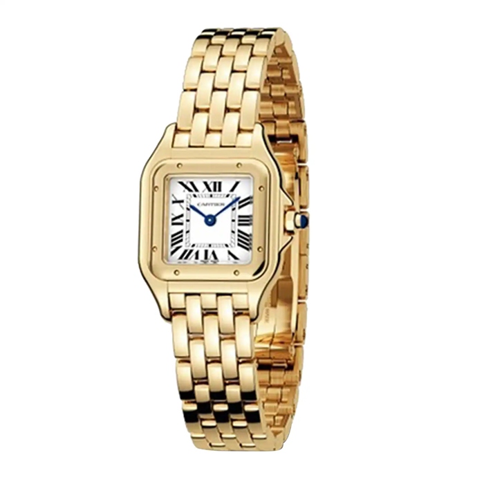 Orologio Cartier Panthère De Cartier Modello Piccolo Movimento al quarzo Oro Giallo WGPN0047 - immagine 2