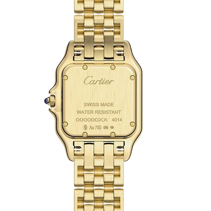 Orologio Cartier Panthère De Cartier Modello Piccolo Movimento al quarzo Oro Giallo WGPN0047 - immagine 4