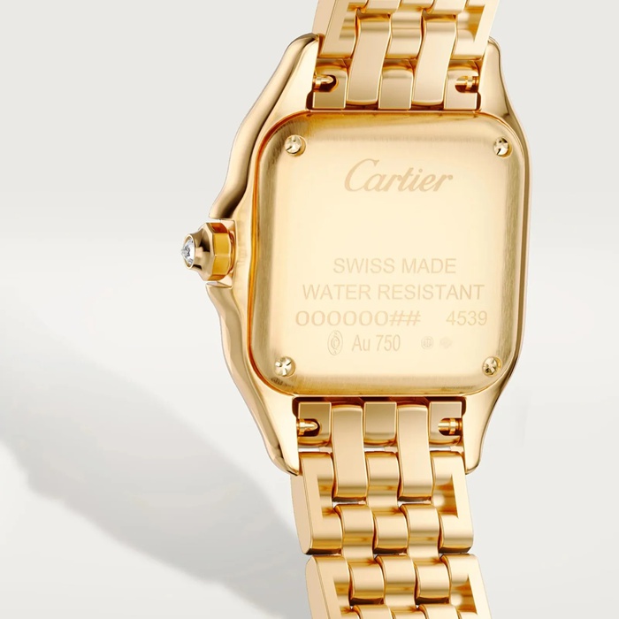 Orologio Cartier Panthere De Cartier Modello Piccolo Movimento al quarzo Oro Giallo WJPN0080 - immagine 2