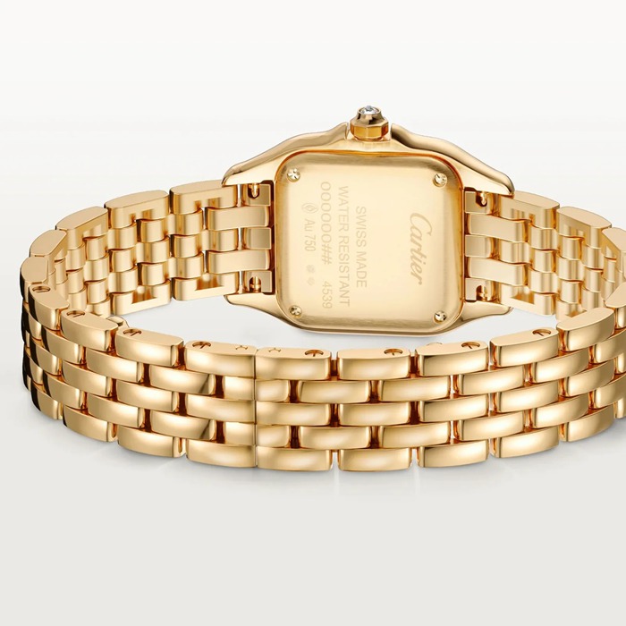 Orologio Cartier Panthere De Cartier Modello Piccolo Movimento al quarzo Oro Giallo WJPN0080 - immagine 3