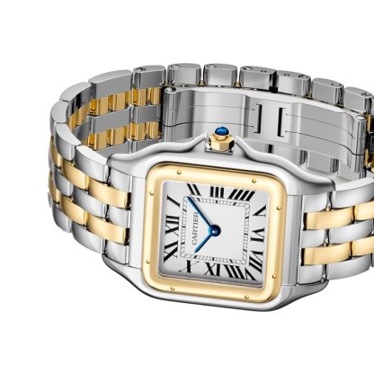 Orologio Cartier Panthère De Cartier Modello grande Movimento al quarzo Oro giallo Acciaio W2PN0016 - immagine 3