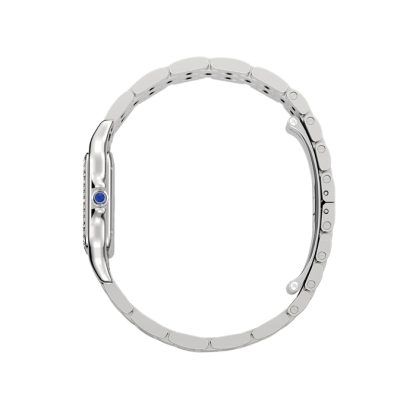 Orologio Cartier Panthère De Cartier Modello medio Movimento al quarzo Acciaio Diamanti W4PN0008 - immagine 4