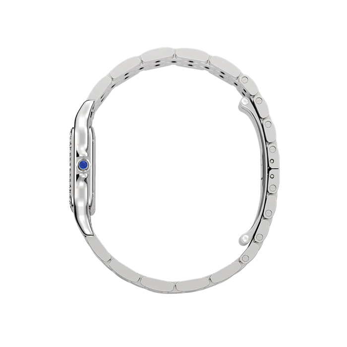 Orologio Cartier Panthère De Cartier Modello medio Movimento al quarzo Acciaio Diamanti W4PN0008 - immagine 4