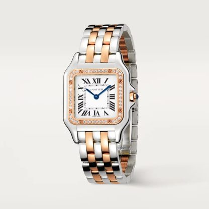Orologio Cartier Panthere De Cartier Modello medio Movimento al quarzo Cassa in oro rosa W3PN0015 - immagine 2