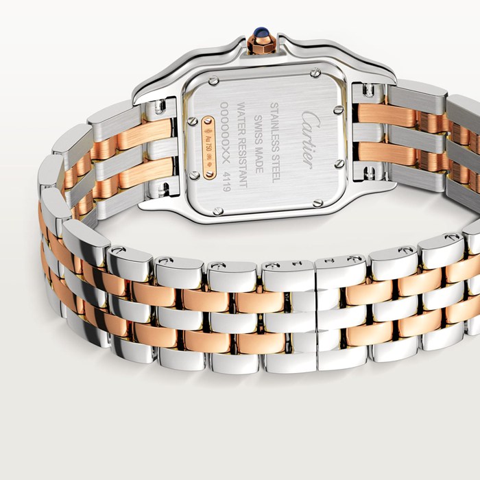 Orologio Cartier Panthere De Cartier Modello medio Movimento al quarzo Cassa in oro rosa W3PN0015 - immagine 4
