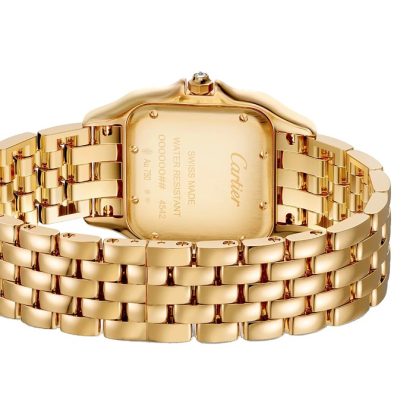 Orologio Cartier Panthère De Cartier Modello medio Movimento al quarzo Oro giallo 18 carati WJPN0043 - immagine 2
