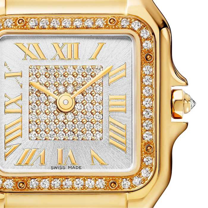 Orologio Cartier Panthère De Cartier Modello medio Movimento al quarzo Oro giallo 18 carati WJPN0043 - immagine 5