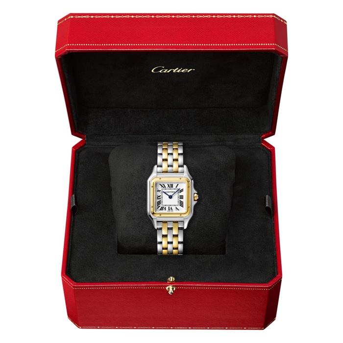 Orologio Cartier Panthère De Cartier Modello medio Movimento al quarzo Oro giallo Acciaio W2PN0014 - immagine 2