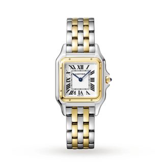 Orologio Cartier Panthère De Cartier Modello medio Movimento al quarzo Oro giallo Acciaio W2PN0014