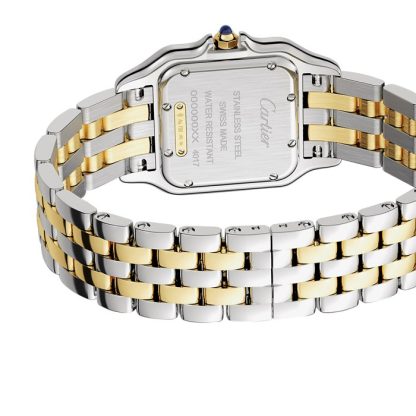 Orologio Cartier Panthère De Cartier Modello medio Movimento al quarzo Oro giallo Acciaio W2PN0014 - immagine 5