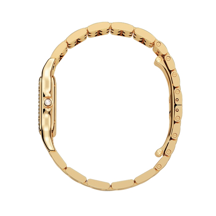 Orologio Cartier Panthère De Cartier Modello medio Movimento al quarzo Oro giallo Diamanti WJPN0016 - immagine 5