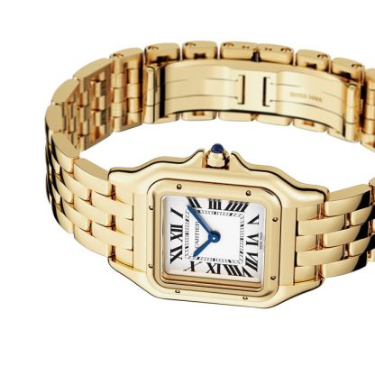 Orologio Cartier Panthère De Cartier Modello medio Movimento al quarzo Oro giallo WGPN0009 - immagine 5