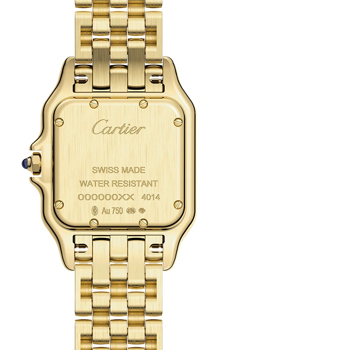 Orologio Cartier Panthère De Cartier Modello medio Movimento al quarzo Oro giallo WGPN0045 - immagine 4