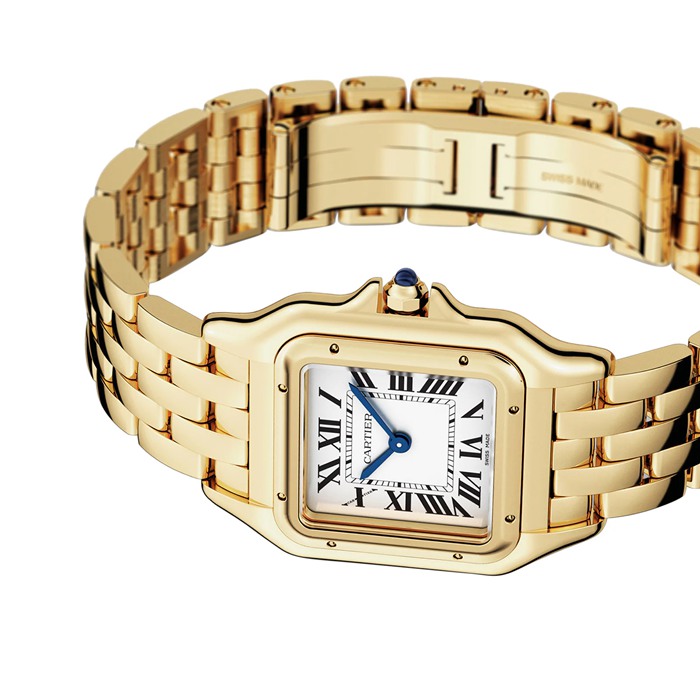 Orologio Cartier Panthère De Cartier Modello medio Movimento al quarzo Oro giallo WGPN0045 - immagine 5