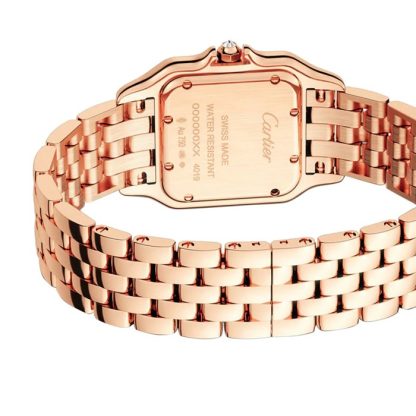 Orologio Cartier Panthere De Cartier Modello medio Movimento al quarzo Oro rosa WJPN0009 - immagine 4