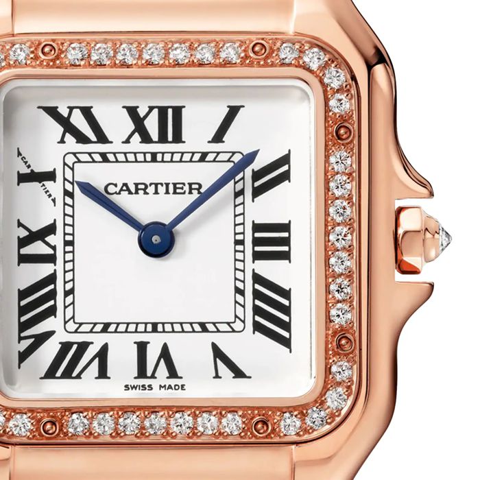 Orologio Cartier Panthere De Cartier Modello medio Movimento al quarzo Oro rosa WJPN0009 - immagine 5