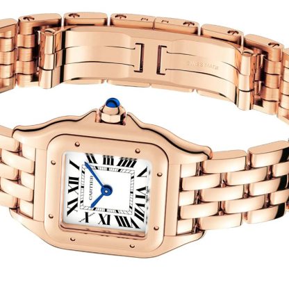 Orologio Cartier Panthere De Cartier Modello piccolo Cassa con movimento al quarzo in oro rosa WGPN0006-OWN - immagine 4