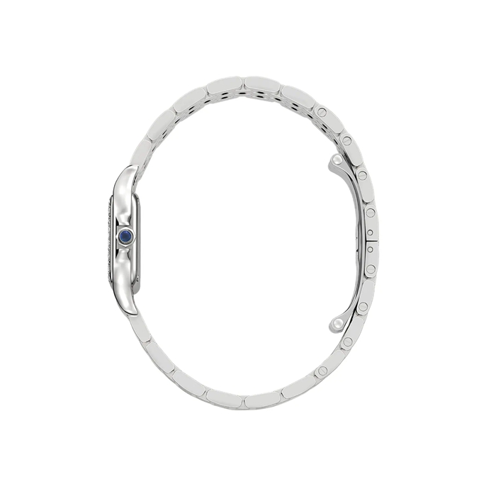 Orologio Cartier Panthère De Cartier Modello piccolo Movimento al quarzo Acciaio Diamanti W4PN0016 - immagine 5