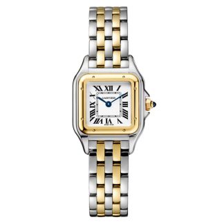 Orologio Cartier Panthere De Cartier Modello piccolo Movimento al quarzo Oro giallo Acciaio W2PN0018