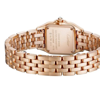 Orologio Cartier Panthere De Cartier Modello piccolo Movimento al quarzo Oro rosa WJPN0061 - immagine 3