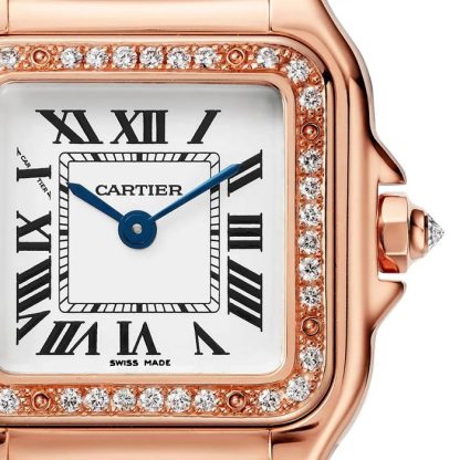 Orologio Cartier Panthere De Cartier Modello piccolo Movimento al quarzo Oro rosa WJPN0069 - immagine 3