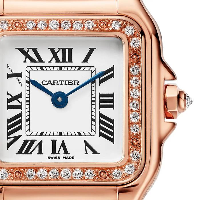 Orologio Cartier Panthere De Cartier Modello piccolo Movimento al quarzo Oro rosa WJPN0069 - immagine 3